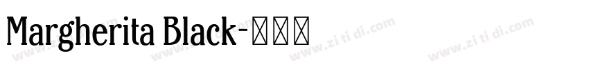 Margherita Black字体转换